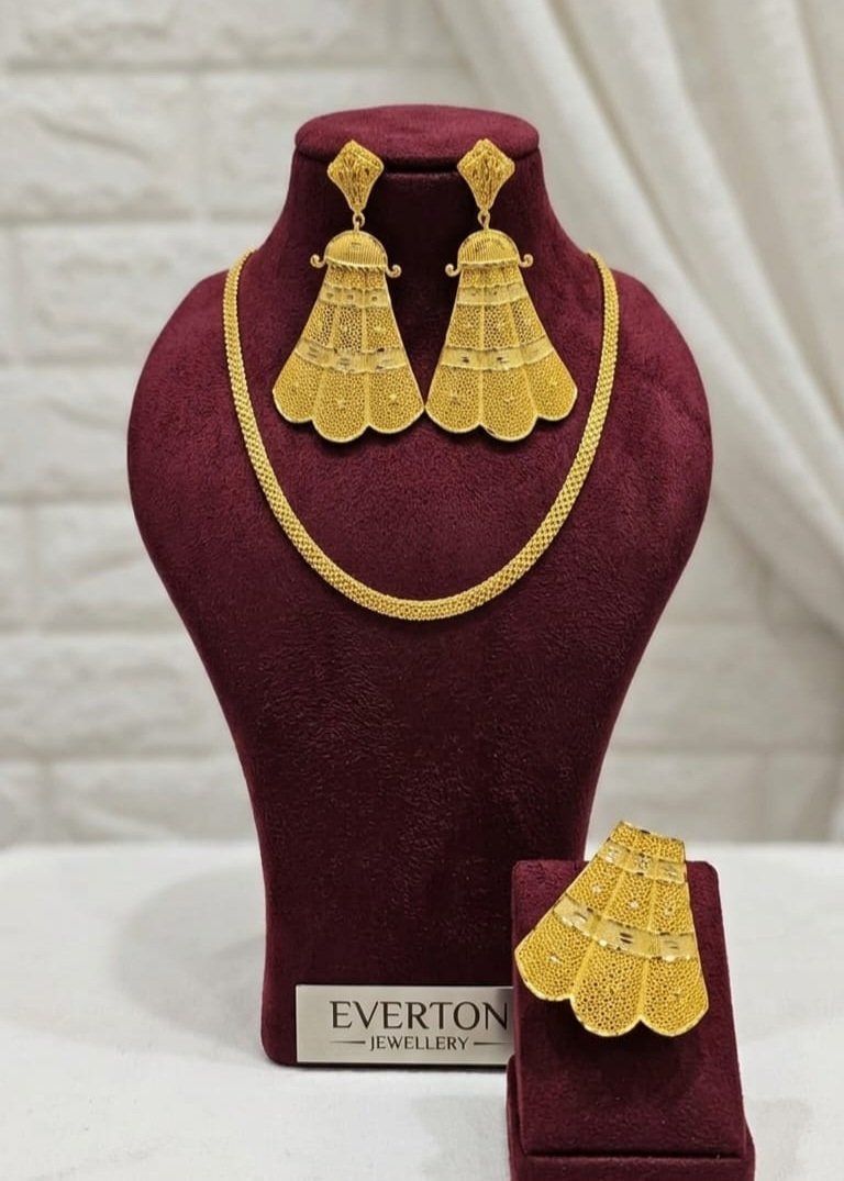 Gold Plated Earring & Ring Set