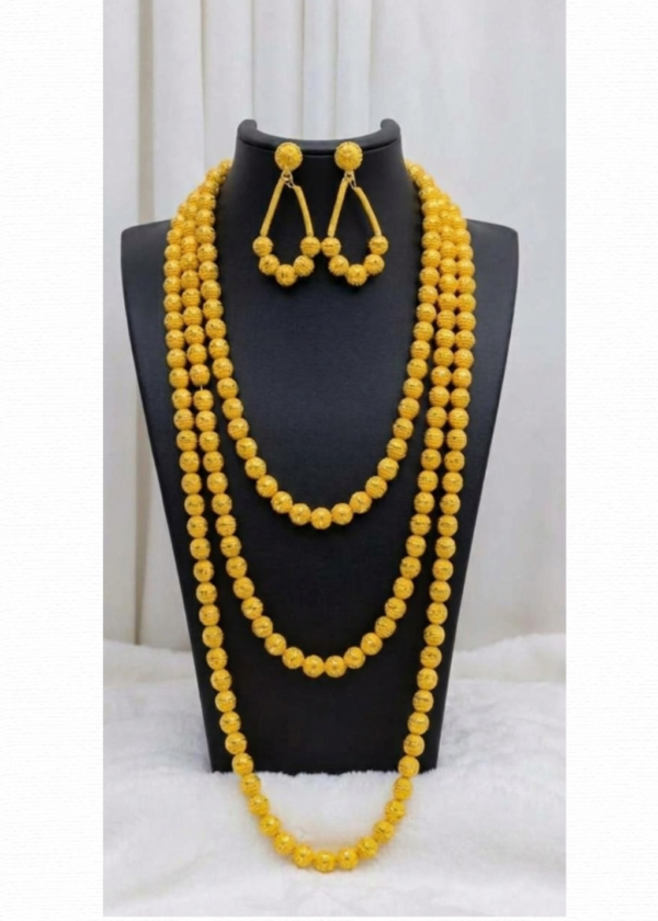 AFRICAN GOLD NACKLACE SET