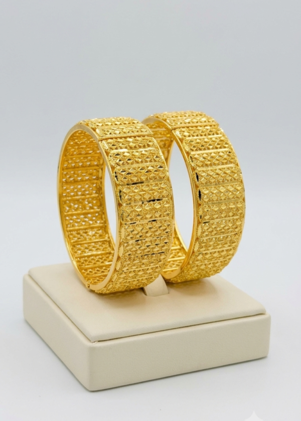 22k Gold Plated Bracelets pair