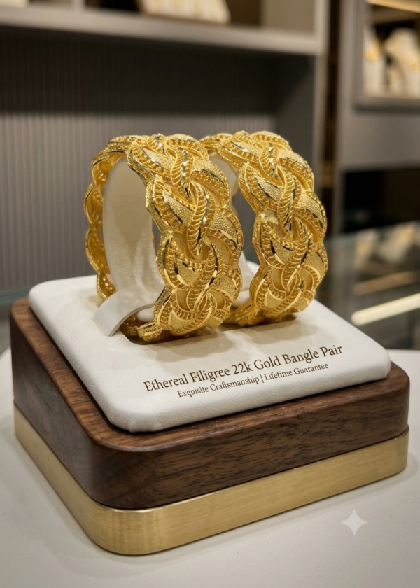 22k Gold Bracelets pair