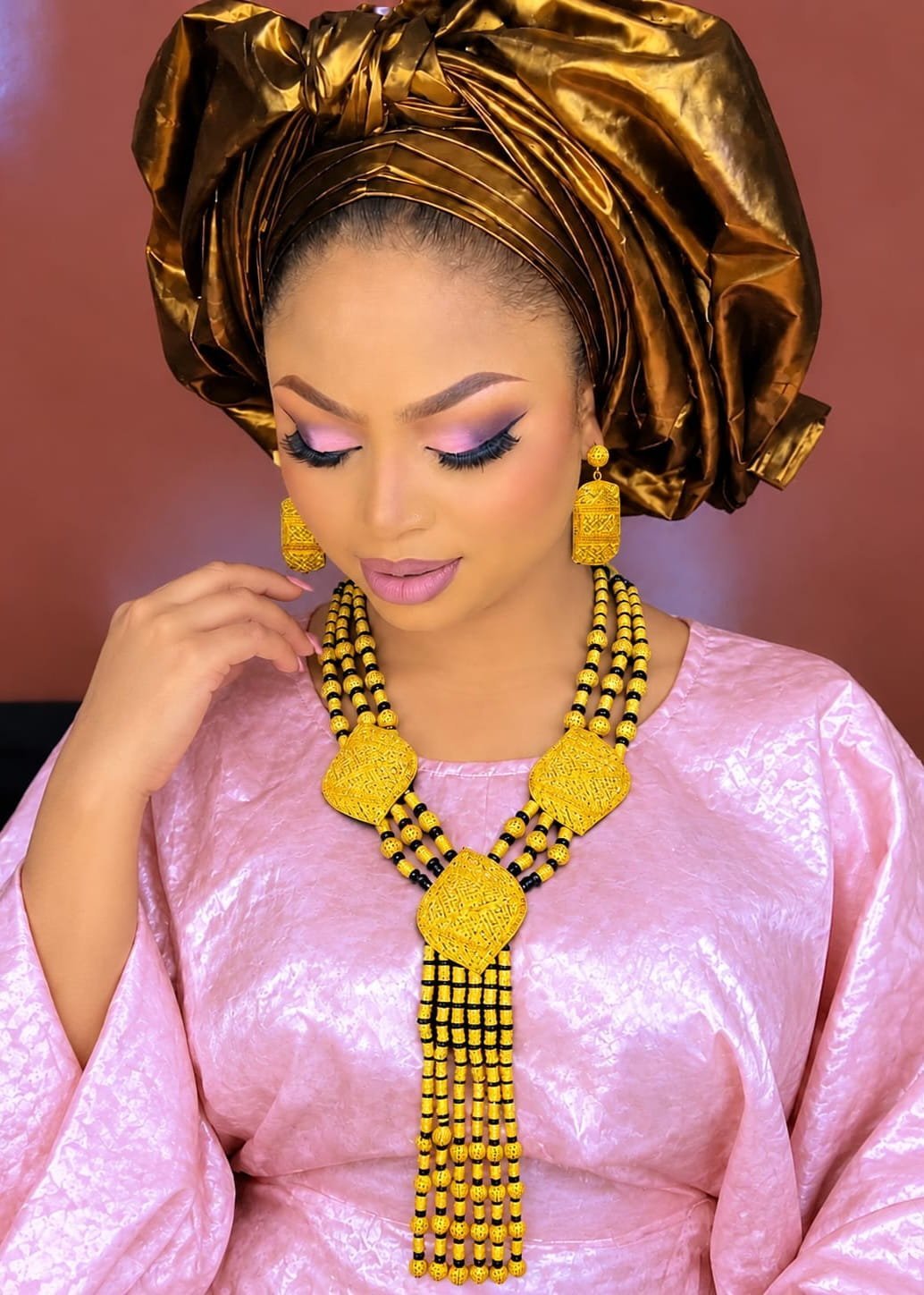 African Nglam Gold Jewellery