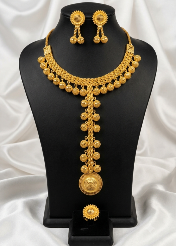 5GRAM AFRICAN GOLD NECKLACE SET