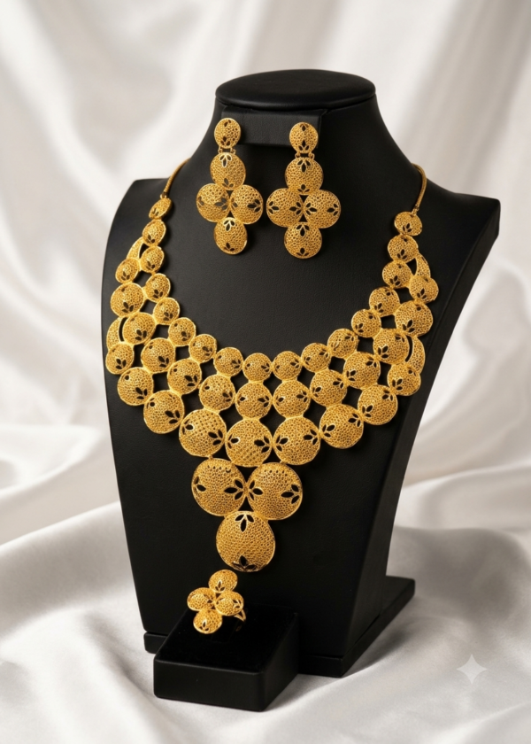 2GRAM GOLD PLATED NACKLACE SET