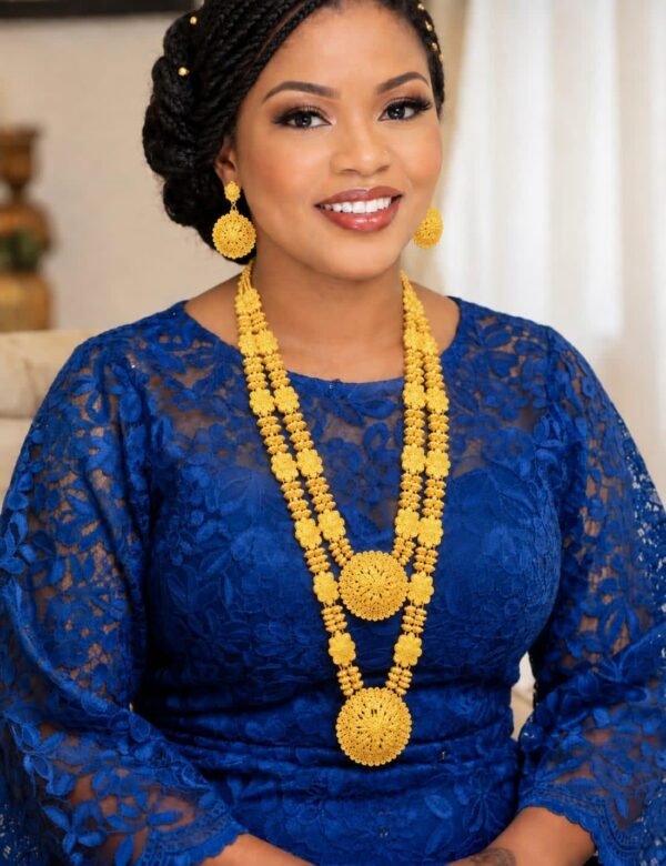 AFRICAN GOLD NACKLACE SET