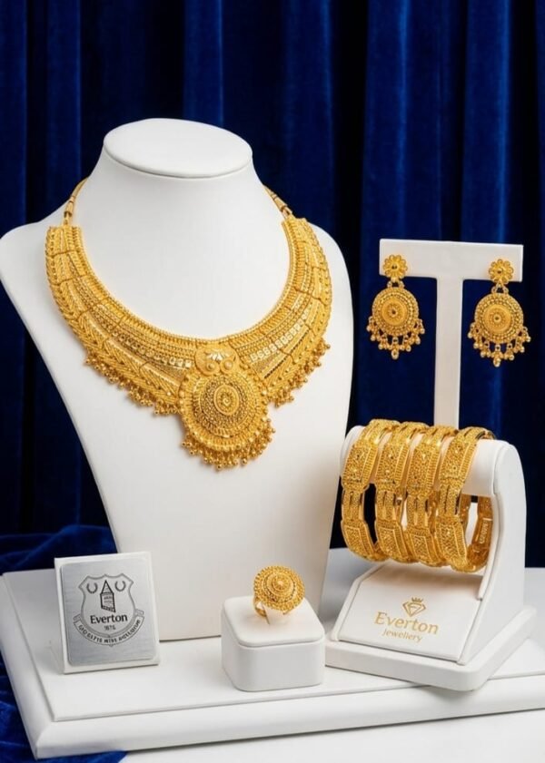 5-GRAM  GOLD PLATED AFRICAN SET