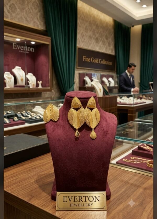 Moyo golden plated earrings