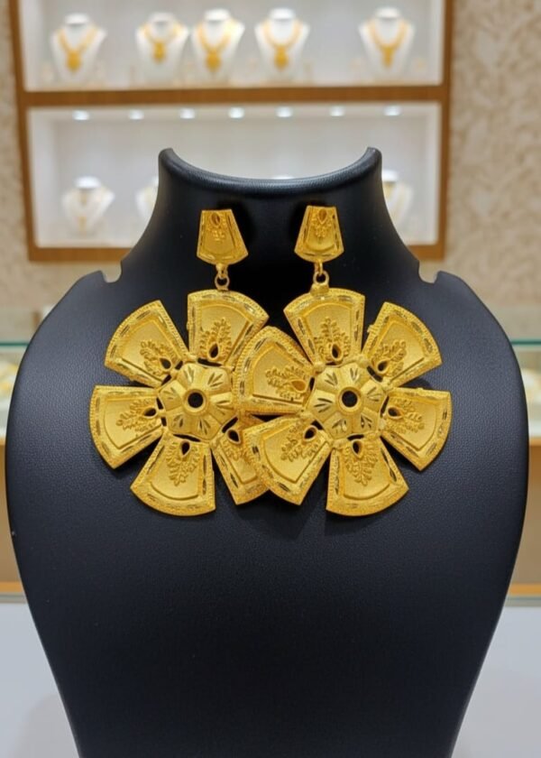 African traditional floral Earrings set