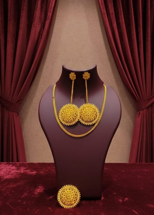 Imperial Beauty Earrings & Chain Necklace set