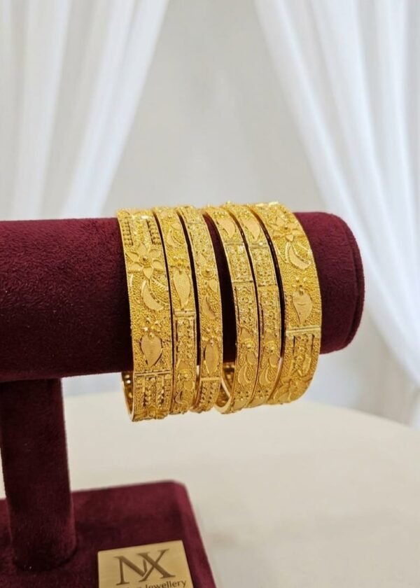 Sahara Shine Bangles (6 pieces)