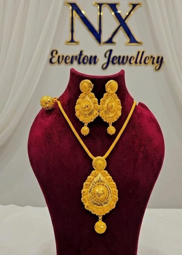 Everton Heritage Filigree Teardrop jewelry set